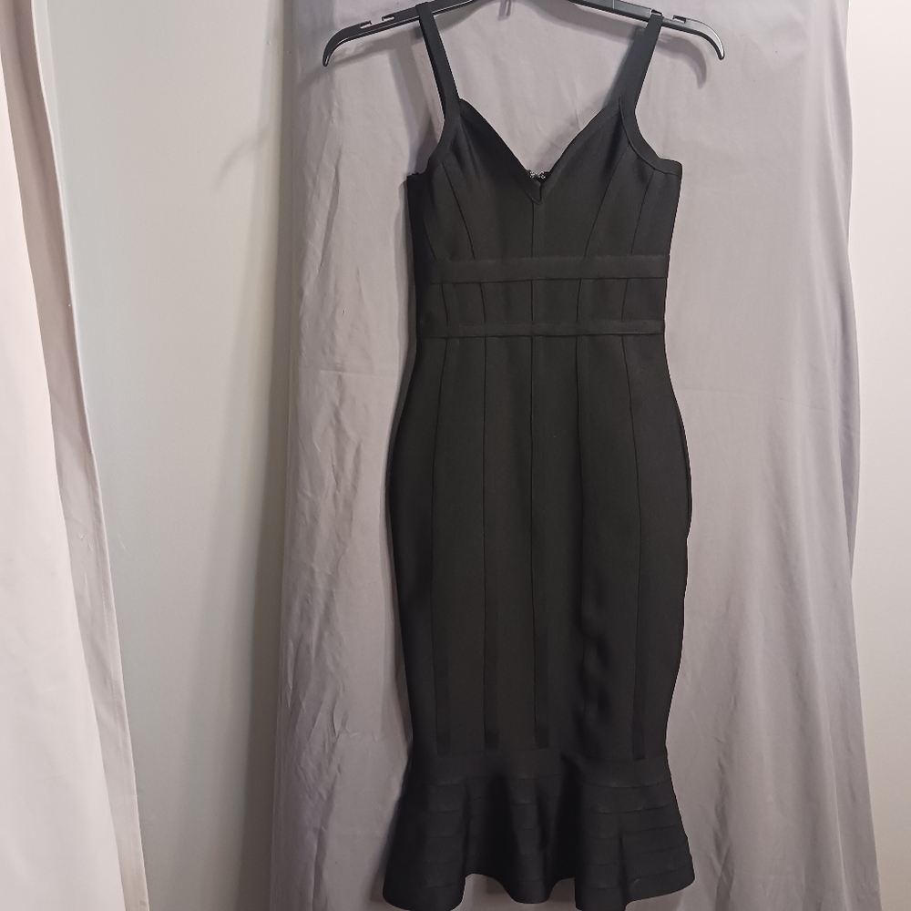 Sexy Black Mermaid, bodycon dress size small